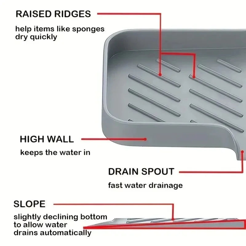 Kitchen Sink Water Splash Tray