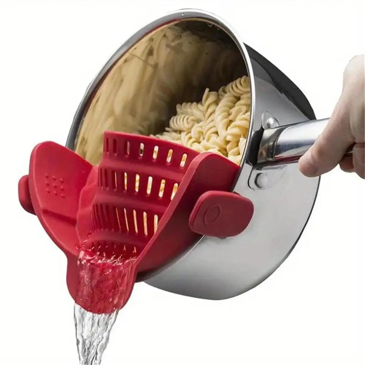 Adjustable Clip On Strainer For Pots Pans And Bowls