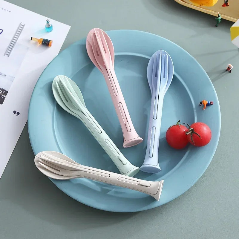 3PCS Portable Tableware Set