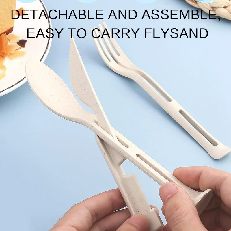 3PCS Portable Tableware Set