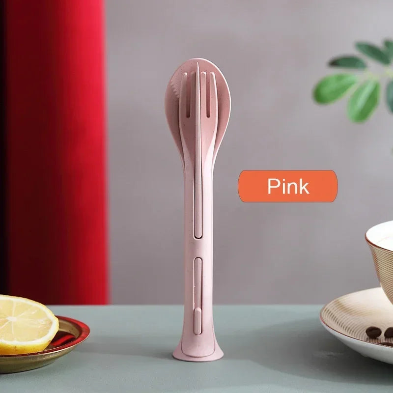 3PCS Portable Tableware Set