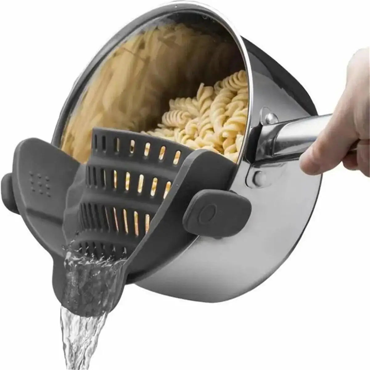 Adjustable Clip On Strainer For Pots Pans And Bowls