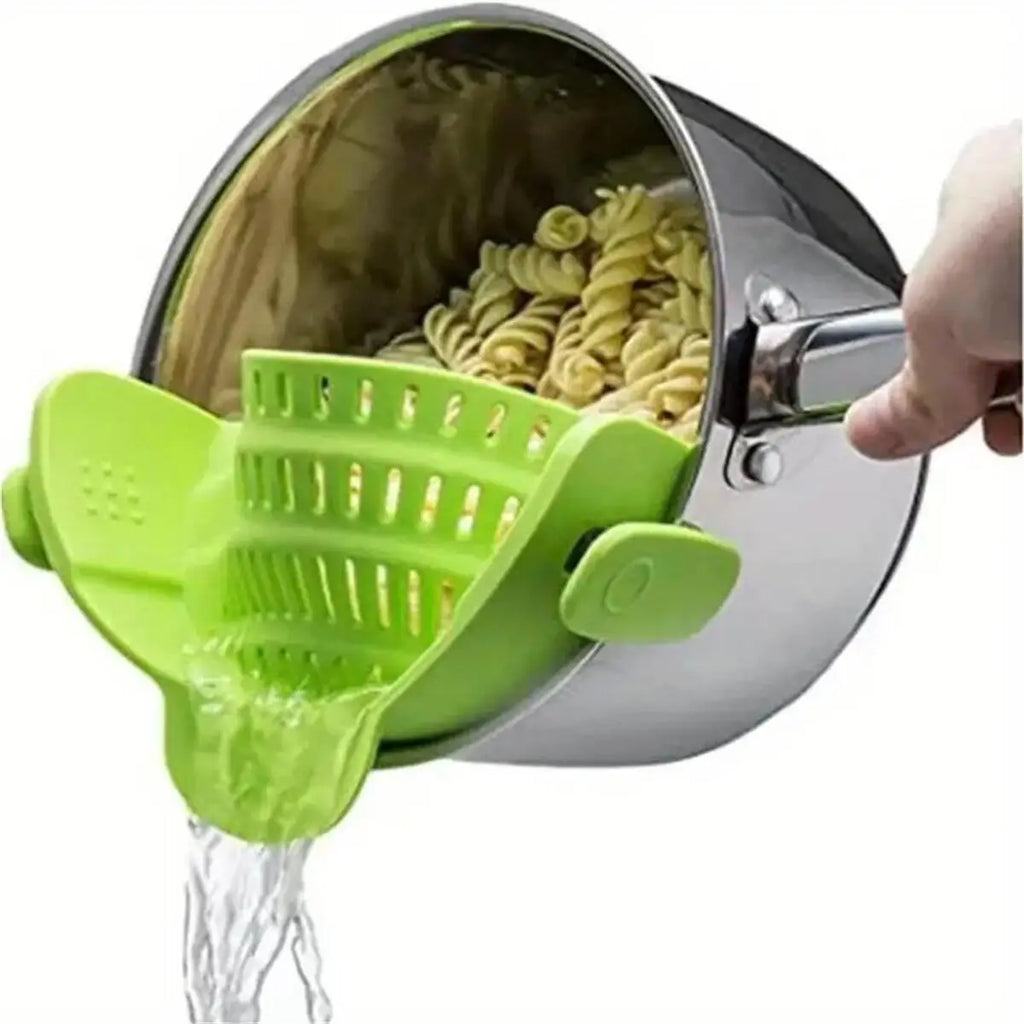 Adjustable Clip On Strainer For Pots Pans And Bowls
