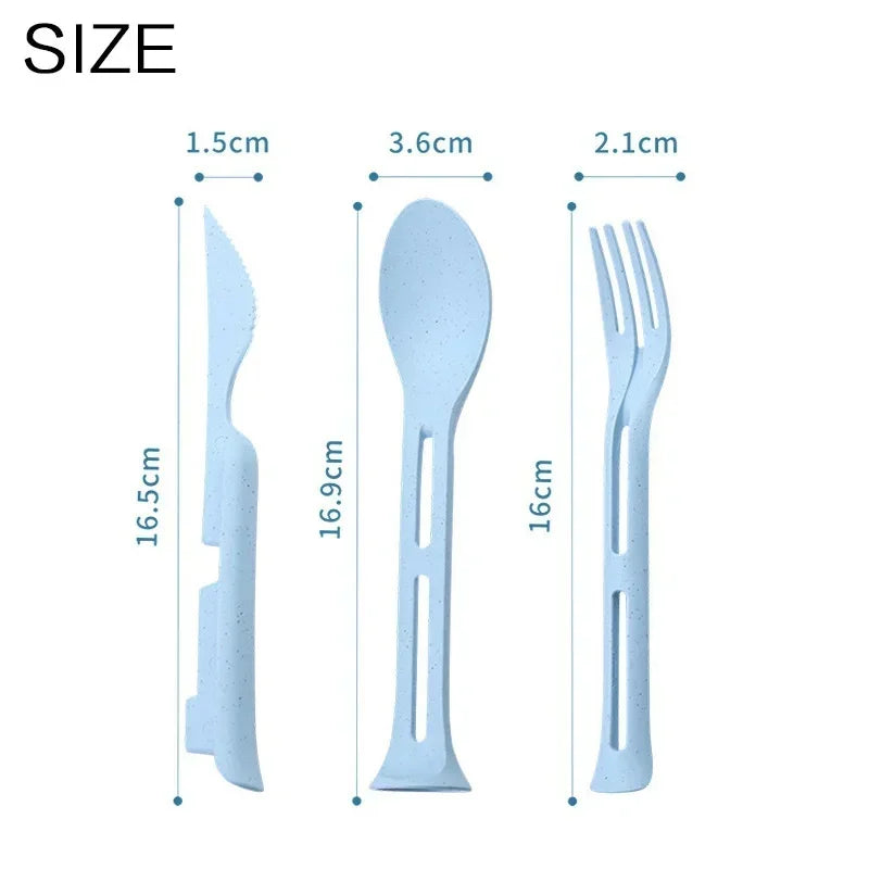 3PCS Portable Tableware Set